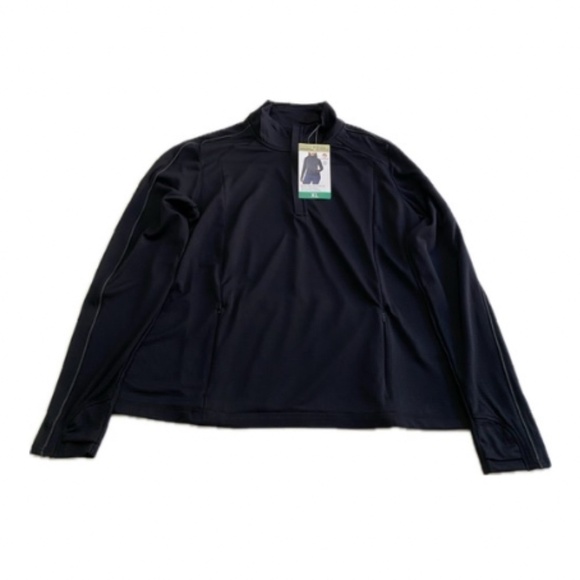 Mondetta Ladies' Quarter-Zip Pullover, Zippered Pockets, Black, X-Large NWT - Picture 8 of 16